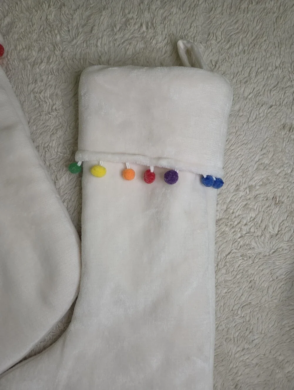2 Berkshire Plush Christmas Stockings